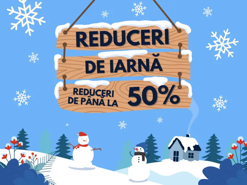 Reduceri de iarnă - reduceri de până la 50%!