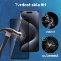 Cubenest Folie de protectie din sticla iPhone 15 Pro